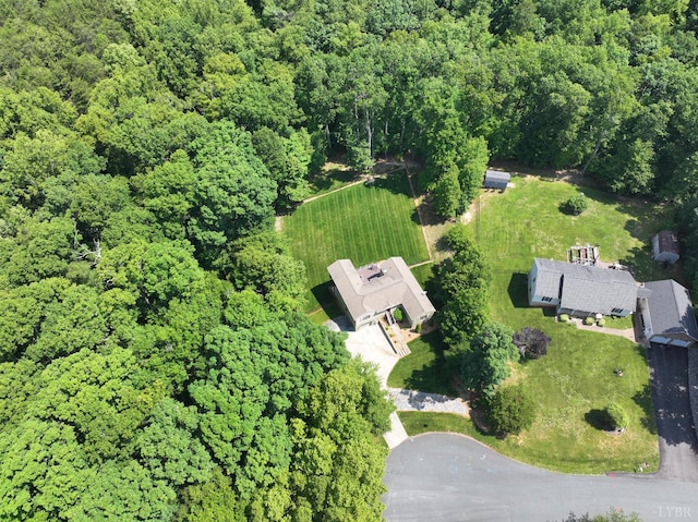 8 Northgate Ct, Lynch Station, VA 24571 - view of property location featuring a heavily wooded area