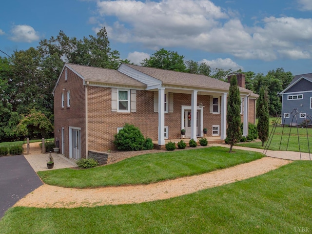 136 Timber Ridge Dr, Forest, VA 24551 - raised ranch with brick siding and a chimney
