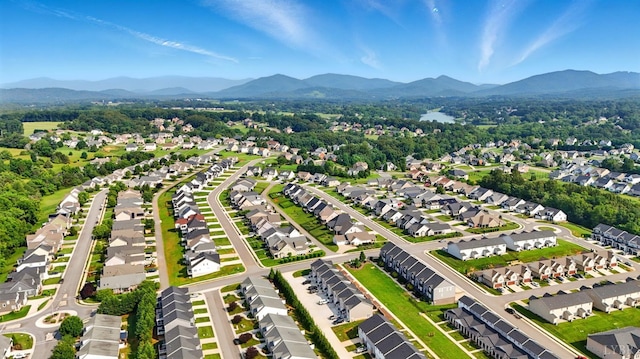 1036 Brownstone Dr, Forest, VA 24551 - aerial view of residential area featuring mountains