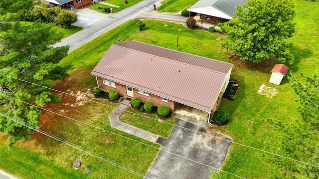 102 SE St, Brookneal, VA 24528 - aerial view of property and surrounding area