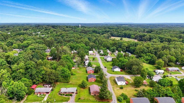 102 SE St, Brookneal, VA 24528 - aerial view of a heavily wooded area