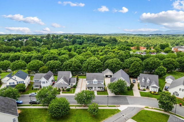 116 Wyndsong Pl, Lynchburg, VA 24502 - aerial perspective of suburban area featuring a forest