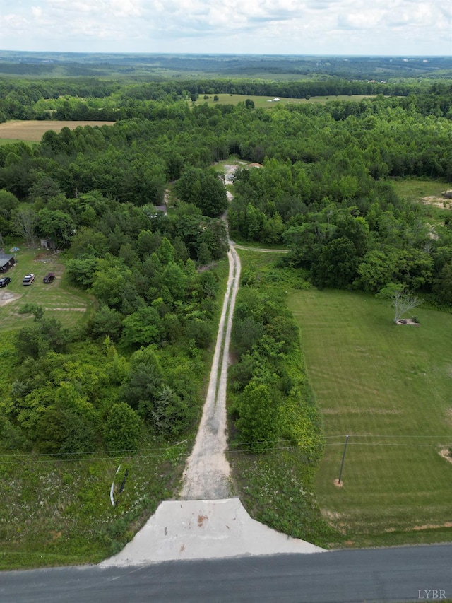 8288 Red House Rd, Phenix, VA 23959 - bird's eye view of a heavily wooded area