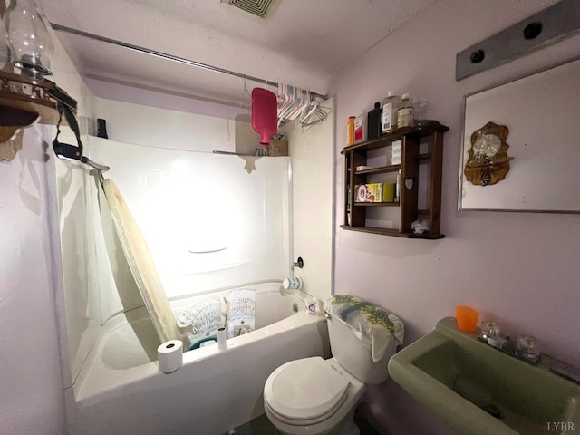 8288 Red House Rd, Phenix, VA 23959 - bathroom with a sink and tub / shower combination