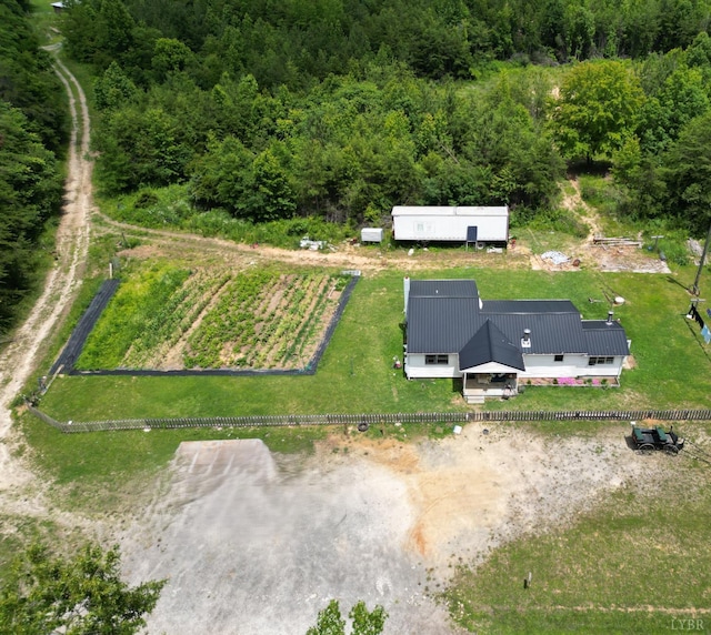 8288 Red House Rd, Phenix, VA 23959 - view from above of property featuring a forest