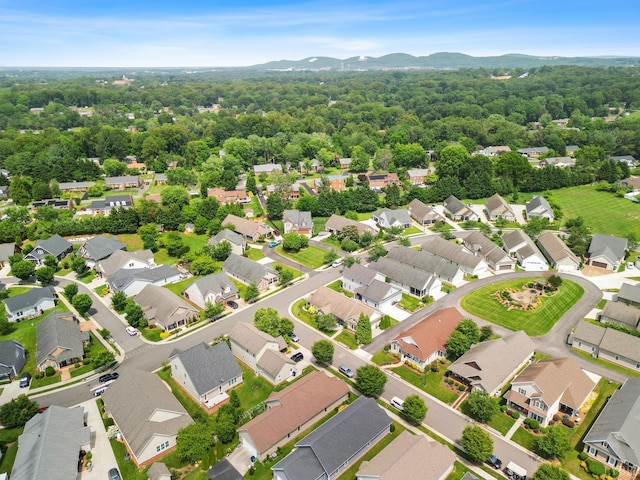 403 Cornerstone St, Lynchburg, VA 24502 - aerial view of residential area with a mountain backdrop