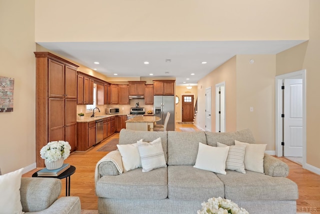 403 Cornerstone St, Lynchburg, VA 24502 - living area with light wood-style floors and recessed lighting