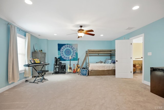 403 Cornerstone St, Lynchburg, VA 24502 - bedroom featuring carpet flooring, recessed lighting, and ceiling fan