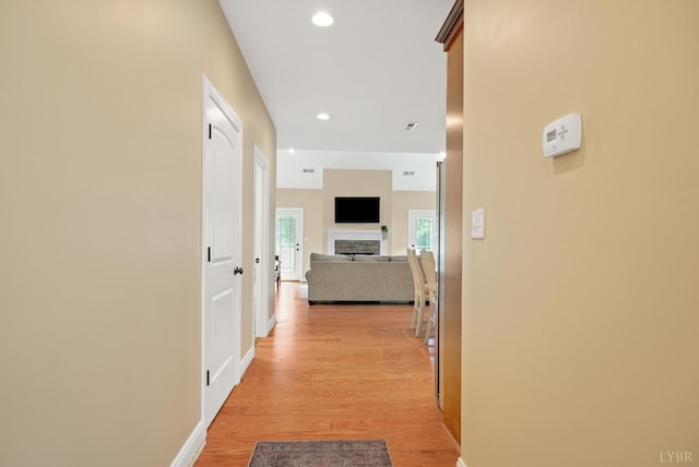 403 Cornerstone St, Lynchburg, VA 24502 - corridor with light wood-style floors and recessed lighting