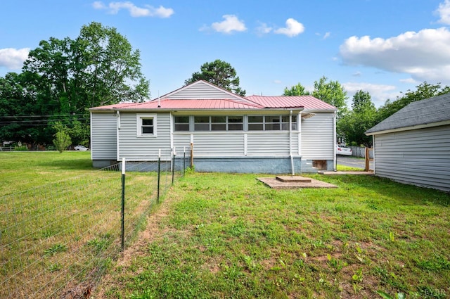 4550 Pumping Station Rd, Appomattox, VA 24522 - back of property featuring a metal roof