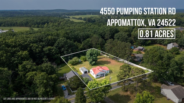 4550 Pumping Station Rd, Appomattox, VA 24522 - view of property location with property parcel outlined