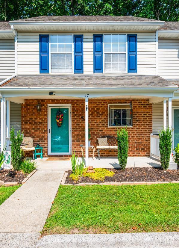 17 Jefferson Village Dr, Forest, VA 24551 - view of front facade featuring a porch and brick siding