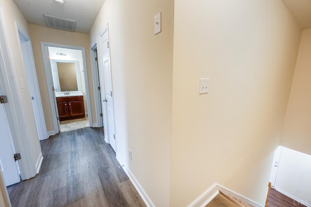 106 Colonnade St, Lynchburg, VA 24502 - hallway with dark wood finished floors