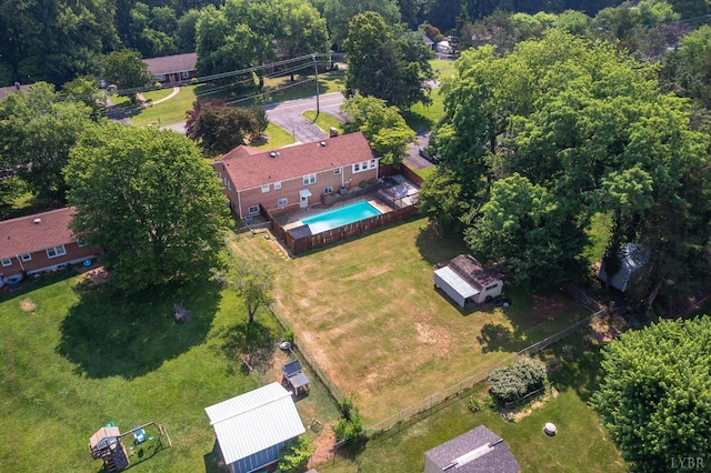 1246 Rainbow Forest Dr, Lynchburg, VA 24502 - aerial view of property's location featuring a pool area