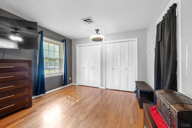 1246 Rainbow Forest Dr, Lynchburg, VA 24502 - bedroom with two closets and light wood-type flooring