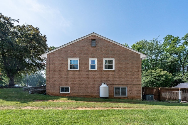 1246 Rainbow Forest Dr, Lynchburg, VA 24502 - view of property exterior with brick siding and a central air condition unit