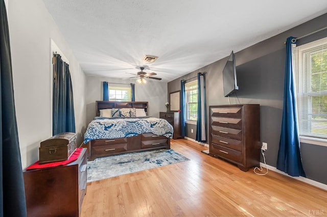 1246 Rainbow Forest Dr, Lynchburg, VA 24502 - bedroom featuring light wood-type flooring and ceiling fan