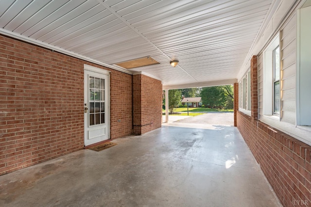 1246 Rainbow Forest Dr, Lynchburg, VA 24502 - view of patio featuring a carport