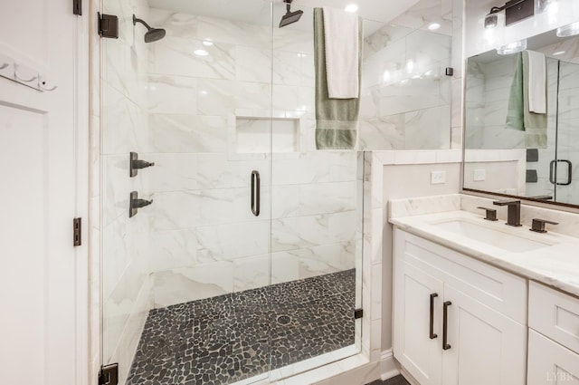 1010 Coles Ct, Forest, VA 24551 - bathroom with a shower stall and vanity