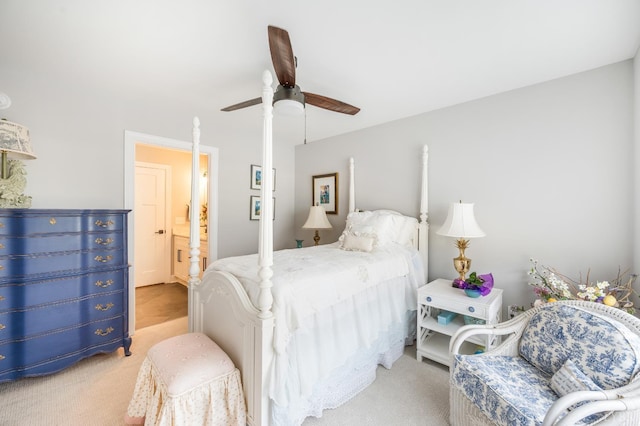 1010 Coles Ct, Forest, VA 24551 - carpeted bedroom with a ceiling fan