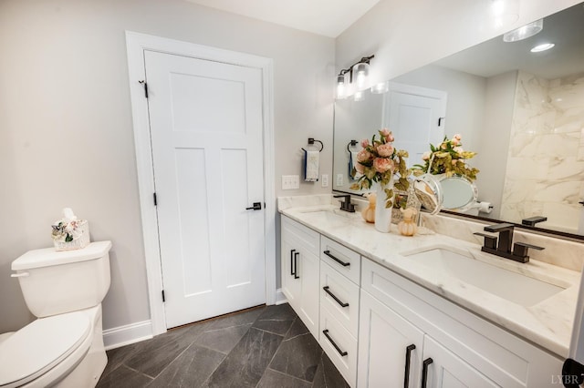 1010 Coles Ct, Forest, VA 24551 - full bathroom featuring double vanity and marble finish flooring