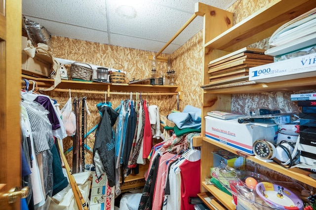 1159 Cifax Rd, Forest, VA 24551 - walk in closet featuring a drop ceiling
