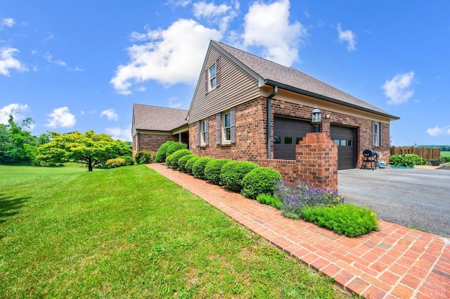 1159 Cifax Rd, Forest, VA 24551 - view of property exterior with brick siding, asphalt driveway, and an attached garage