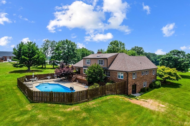 1159 Cifax Rd, Forest, VA 24551 - view of swimming pool with a deck and a patio