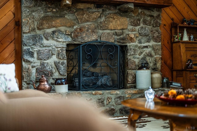 1159 Cifax Rd, Forest, VA 24551 - detailed view of a stone fireplace