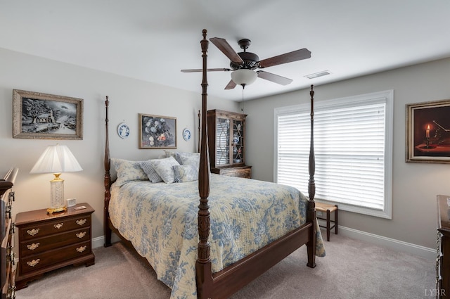 1424 Lake Manor Dr, Forest, VA 24551 - bedroom with carpet flooring and ceiling fan