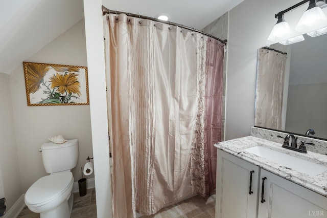 1424 Lake Manor Dr, Forest, VA 24551 - full bathroom featuring vanity and a shower with curtain
