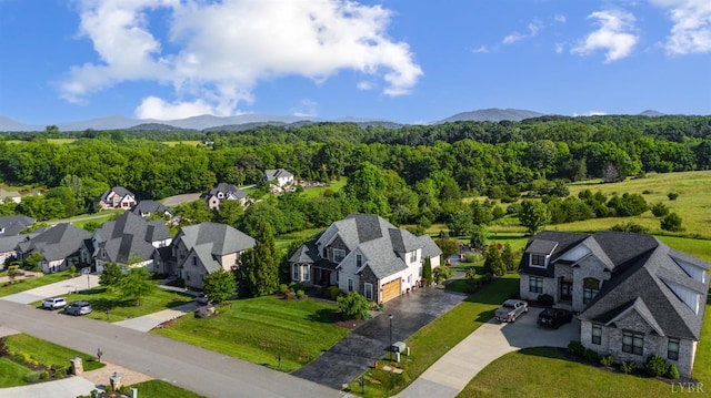 1424 Lake Manor Dr, Forest, VA 24551 - aerial perspective of suburban area featuring mountains