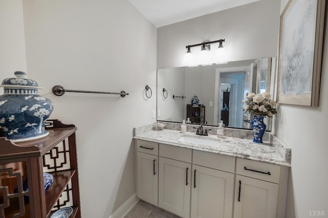 1424 Lake Manor Dr, Forest, VA 24551 - bathroom featuring vanity and baseboards