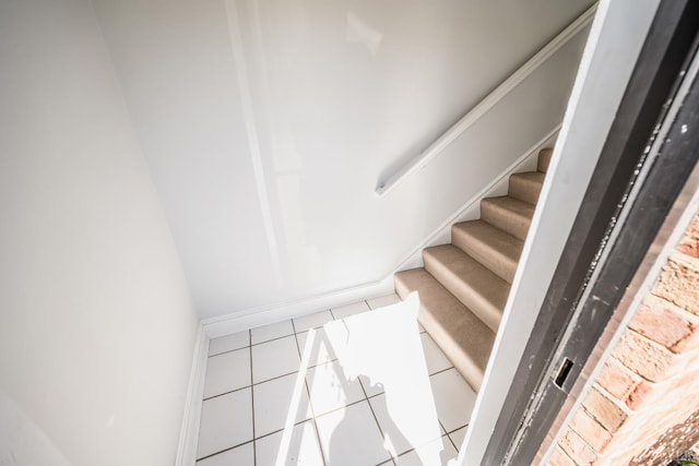 1313 Enterprise, Lynchburg, VA 24502 - stairway with tile patterned flooring
