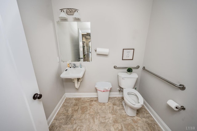 1313 Enterprise, Lynchburg, VA 24502 - half bathroom featuring toilet and baseboards