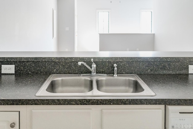 1313 Enterprise, Lynchburg, VA 24502 - kitchen view of white cabinetry and dark countertops