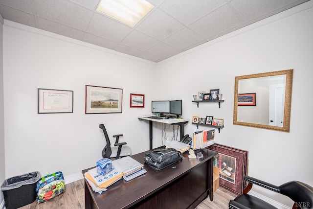 1313 Enterprise, Lynchburg, VA 24502 - office with wood finished floors and baseboards