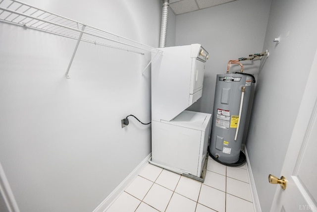 1313 Enterprise, Lynchburg, VA 24502 - utilities with electric water heater and stacked washer / drying machine
