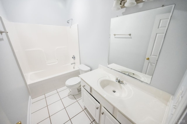 1313 Enterprise, Lynchburg, VA 24502 - bathroom with tile patterned flooring, vanity, and washtub / shower combination