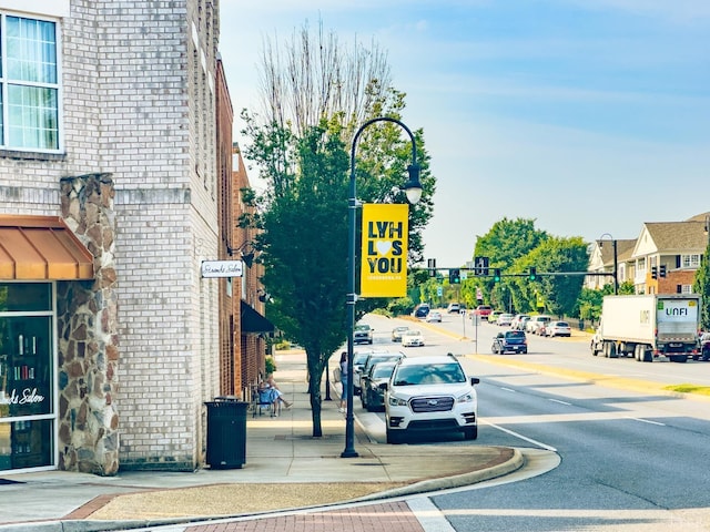 1313 Enterprise, Lynchburg, VA 24502 - view of asphalt street with sidewalks, curbs, and traffic lights