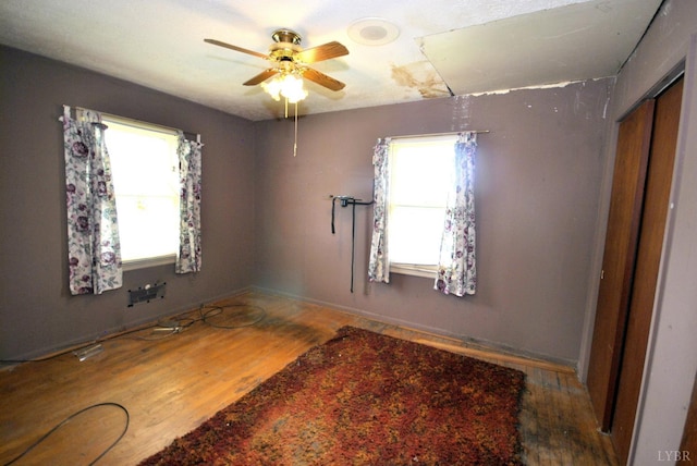 315 Cork St, Lynchburg, VA 24503 - unfurnished room featuring ceiling fan and wood finished floors