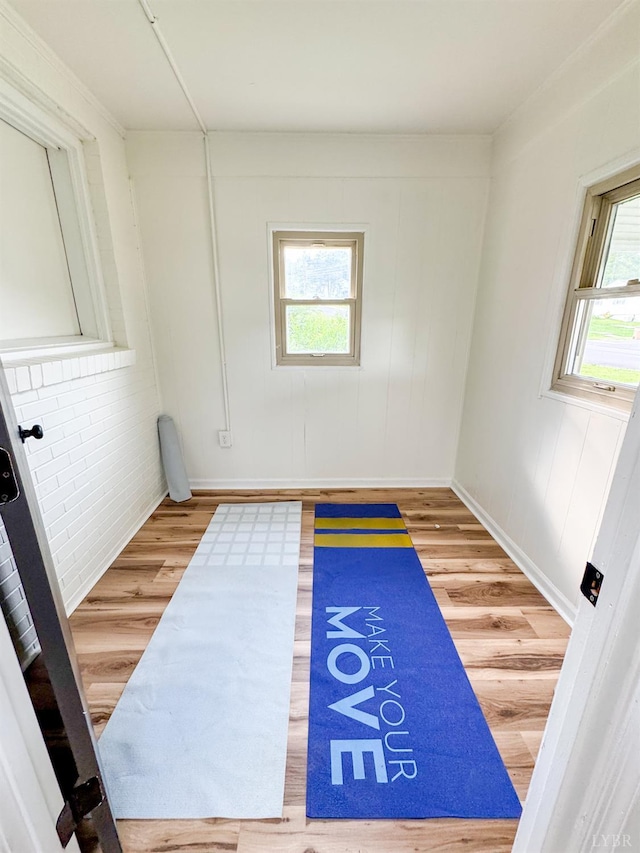 1033 8th St, Altavista, VA 24517 - spare room featuring plenty of natural light and wood finished floors
