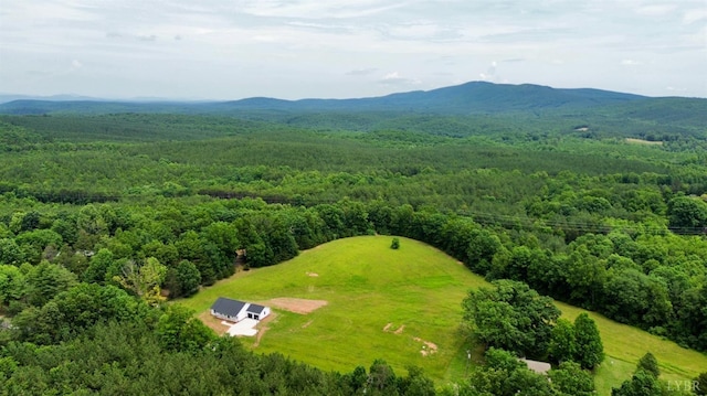 601 Mockingbird Ln, Gladstone, VA 24553 - bird's eye view of a forest and mountains