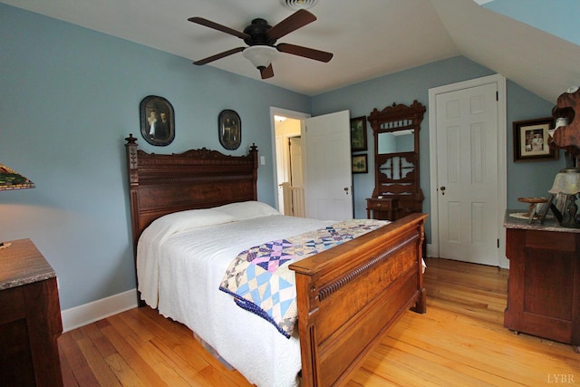 1538 Redfields Rd, Appomattox, VA 24522 - bedroom featuring light wood finished floors and ceiling fan