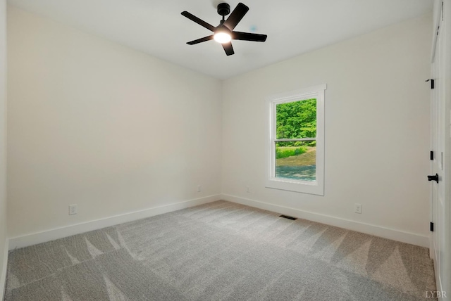 201 Thomas Rd, Lynchburg, VA 24501 - empty room featuring carpet and ceiling fan