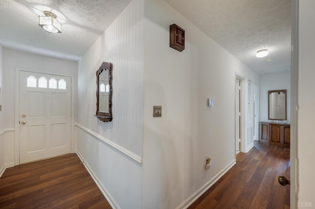313 Robin Dr, Lynchburg, VA 24502 - hallway with a textured ceiling and hardwood / wood-style floors