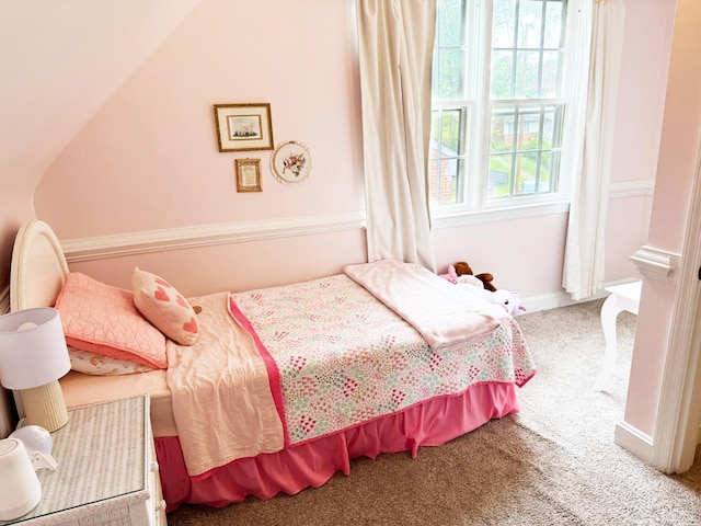 1309 Cherokee Ave, Lynchburg, VA 24502 - carpeted bedroom featuring vaulted ceiling