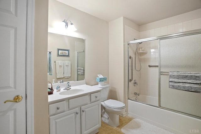 158 Salisbury Cir, Lynchburg, VA 24502 - bathroom featuring vanity and shower / bath combination with glass door