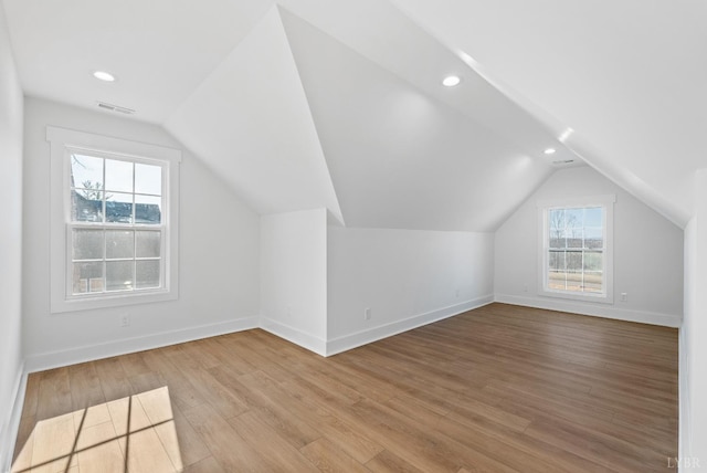 217 Stonegate Way, Danville, VA 24541 - additional living space featuring lofted ceiling, wood finished floors, and recessed lighting