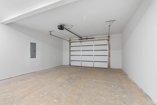 217 Stonegate Way, Danville, VA 24541 - garage featuring electric panel and a garage door opener